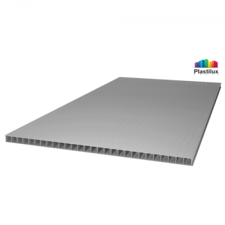 Сотовый поликарбонат SUNNEX, цвет серебро, размер 2100x12000 мм, толщина 10 мм