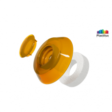 Термошайба для поликарбоната УП1000 оранжевый D=40мм